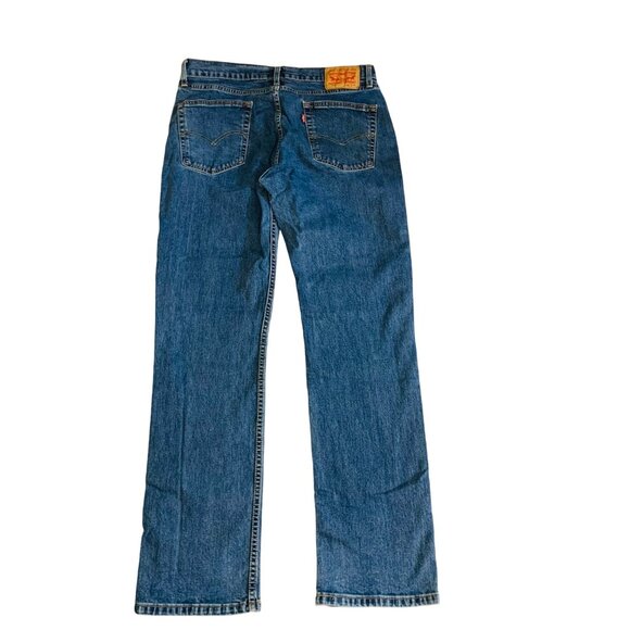 Levis 514 Mens Straight Fit Size 36x34 Blue Medium Wash Stretch Everyday Work - Picture 13 of 14